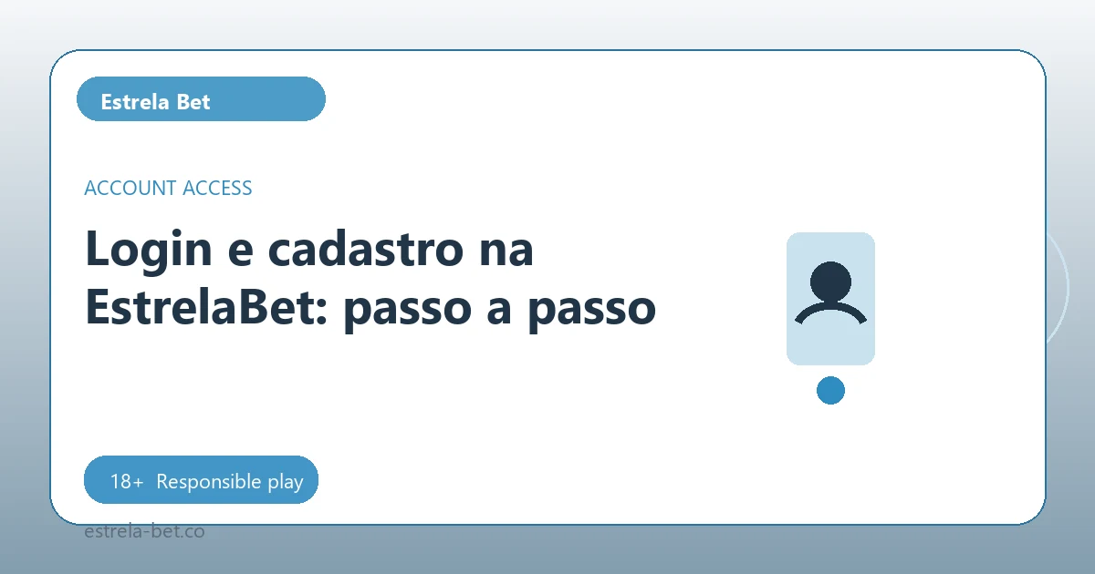 Login e cadastro na EstrelaBet: passo a passo - Estrela Bet guide